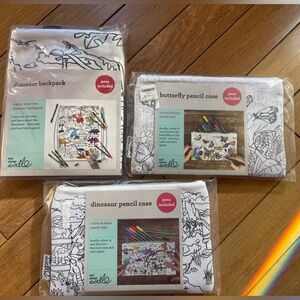 BN In Packaging DIY dinosaur Backpack/Pencil case and Butterfly Pencil Case